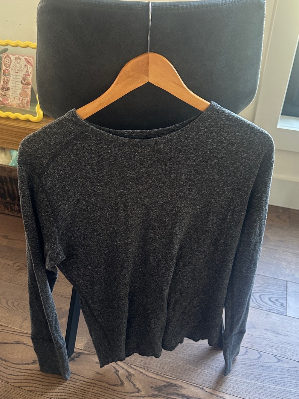 Wings + Horns Gray Long Sleeve Shirt Reigning Champ precursor